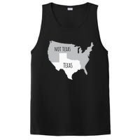 Texas Not Texas With America Map PosiCharge Competitor Tank