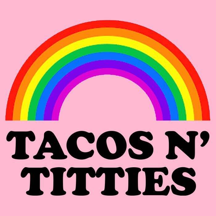Tacos N Titties LGBT Rainbow Gay Pride Toddler T-Shirt