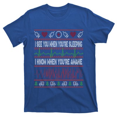 Tachy Nurse Ugly Christmas Doctor Medical S T-Shirt