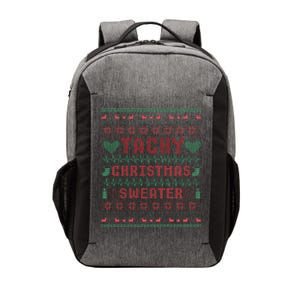 Tachy Nurse Ugly Christmas Sweater Medical Cardiac Icu Xmas Vector Backpack