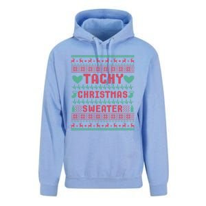 Tachy Nurse Ugly Christmas Medical Cardiac Icu Xmas Gift Unisex Surf Hoodie