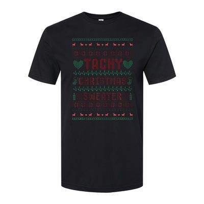 Tachy Nurse Ugly Christmas Sweater Medical Cardiac Icu Xmas Softstyle CVC T-Shirt