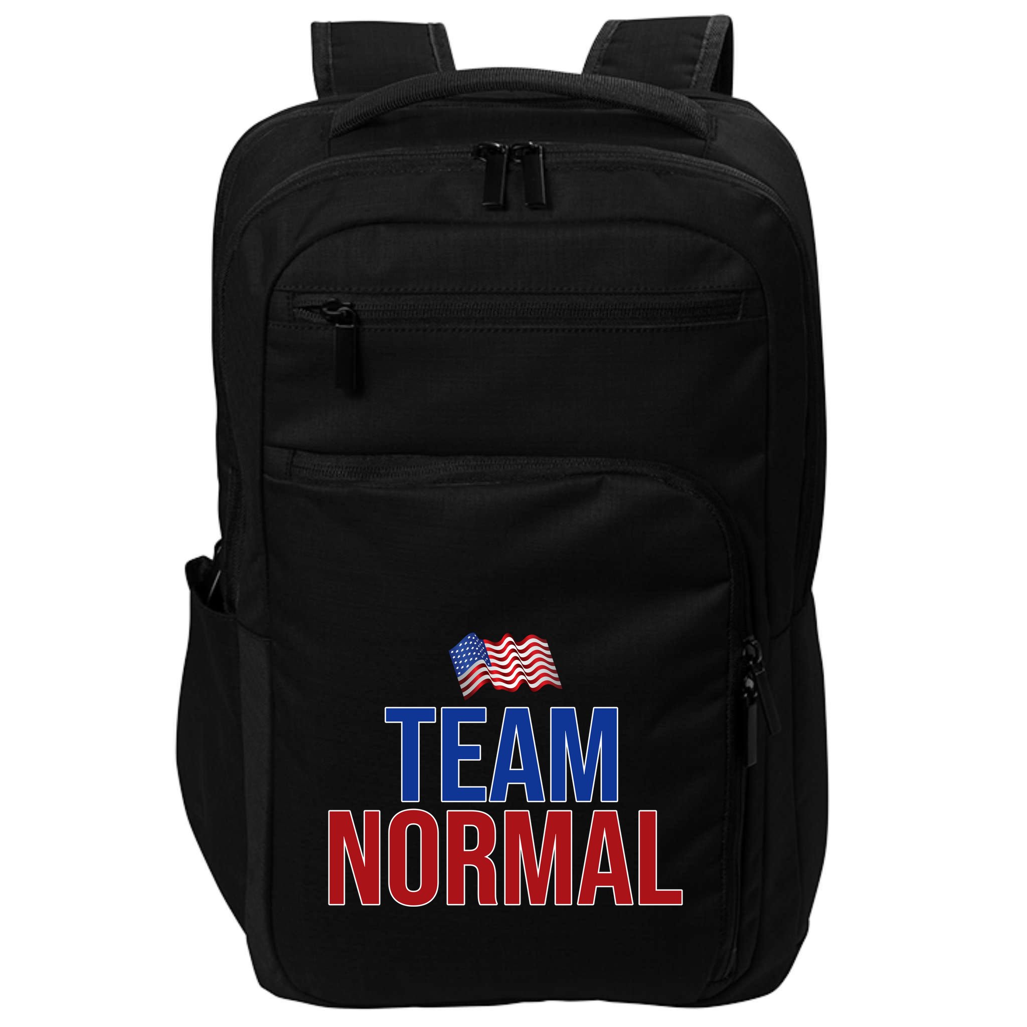 Team Normal United States Flag Patriotic Impact Tech Backpack