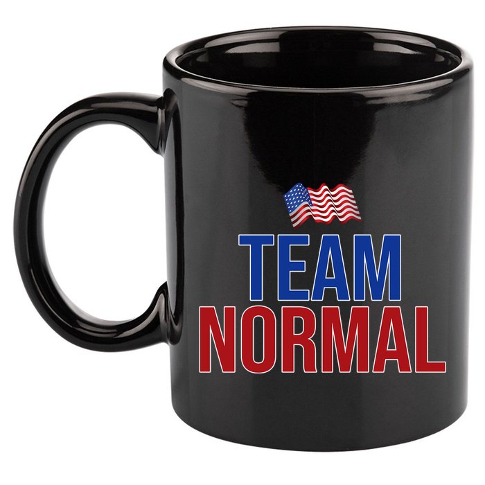 Team Normal United States Flag Patriotic 11oz C Handle Ceramic Mug