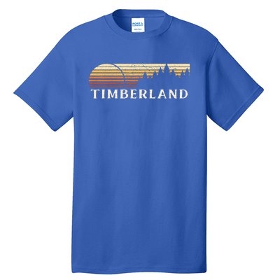 Timberland NC Vintage Evergreen Sunset Eighties Retro  Tall T-Shirt