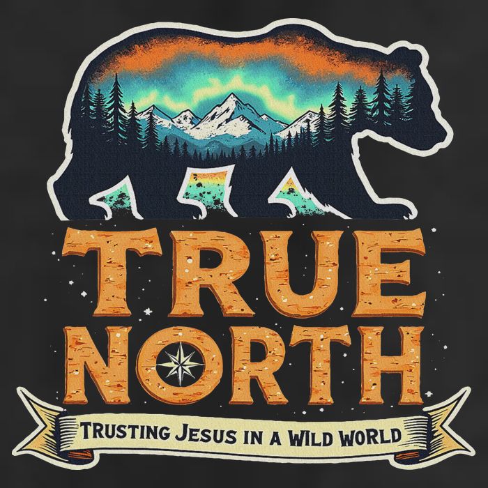 True North Vbs 2025 Christian Trusting Jesus Wilderness Cool Comfort Performance Bucket Hat