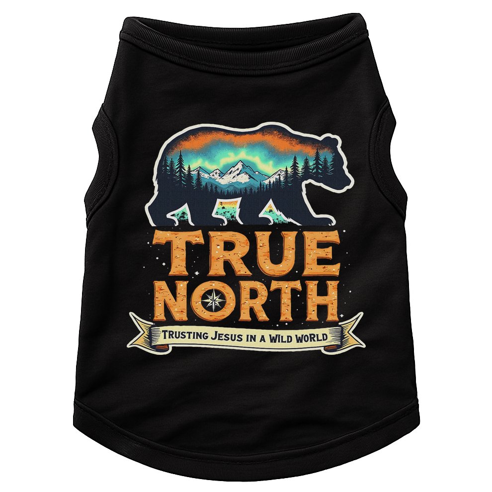 True North Vbs 2025 Christian Trusting Jesus Wilderness Doggie Tank