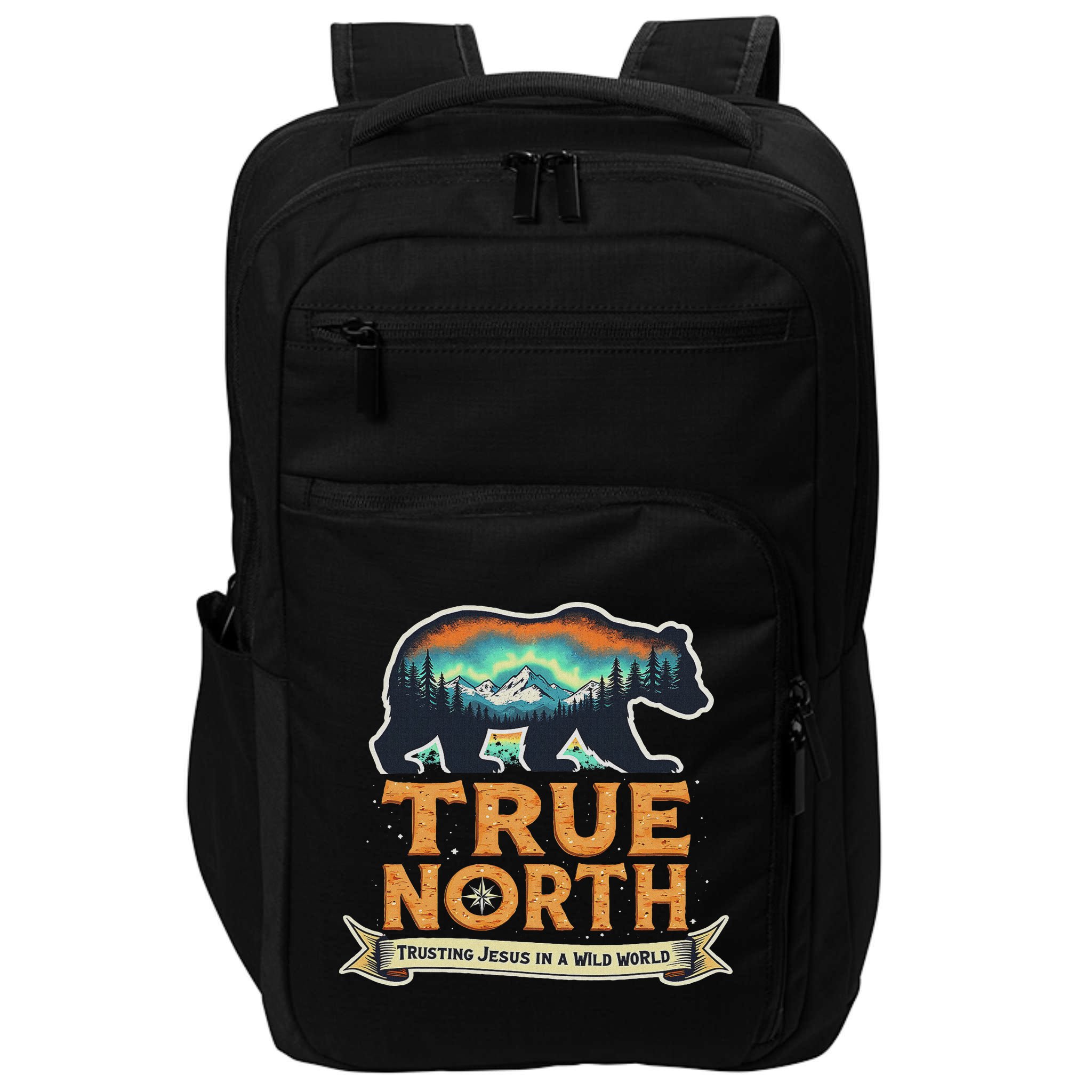 True North Vbs 2025 Christian Trusting Jesus Wilderness Impact Tech Backpack
