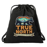 True North Vbs 2025 Christian Trusting Jesus Wilderness Drawstring Bag