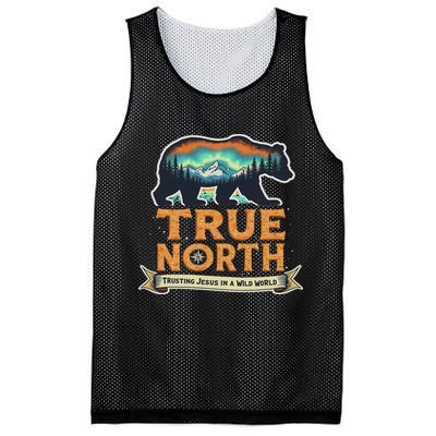 True North Vbs 2025 Christian Trusting Jesus Wilderness Mesh Reversible Basketball Jersey Tank