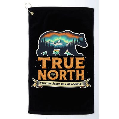 True North Vbs 2025 Christian Trusting Jesus Wilderness Golf Towel