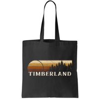 Timberland Nc Vintage Evergreen Sunset Eighties Retro Tote Bag