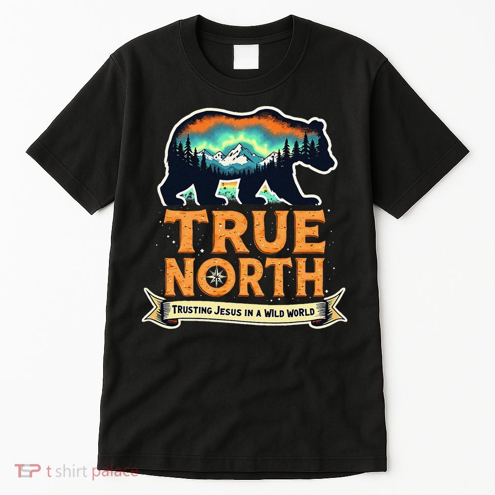 True North VBS 2025 Christian Trusting Jesus Wilderness Gift Tall T-Shirt