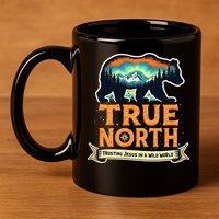 True North VBS 2025 Christian Trusting Jesus Wilderness Gift 11oz C Handle Ceramic Mug