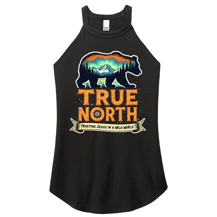 True North VBS 2025 Christian Trusting Jesus Wilderness Gift Women's Perfect Tri Rocker Tank