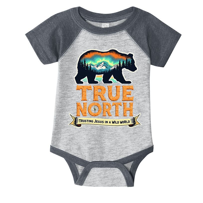 True North VBS 2025 Christian Trusting Jesus Wilderness Gift Infant Baby Jersey Bodysuit