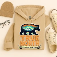 True North VBS 2025 Christian Trusting Jesus Wilderness Gift Hoodie