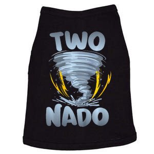 Two Nado Warning 2nd Birthday Tornado Themed Birthday Doggie Tank