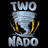 Two Nado Warning 2nd Birthday Tornado Themed Birthday Womens Tank Top