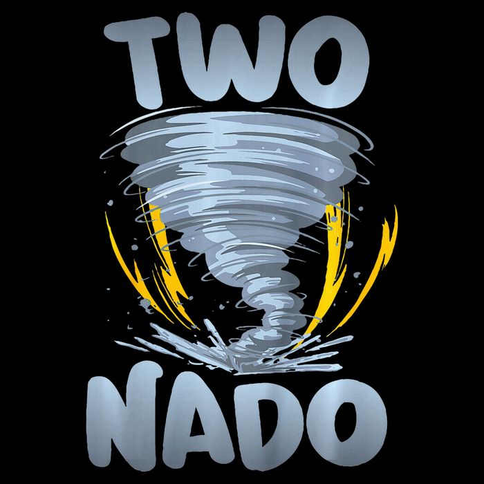 Two Nado Warning 2nd Birthday Tornado Themed Birthday Womens Tank Top