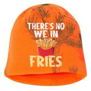 ThereS No We In Fries French Fries Fast Food Lover Foodie Kati - Camo Knit Beanie