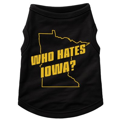 Tyler Nubin Who Hates Iowa Doggie Tank