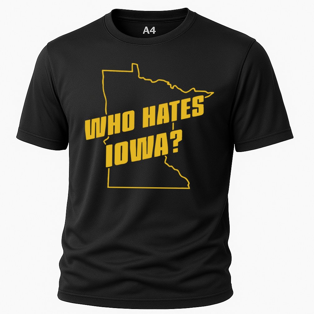 Tyler Nubin Who Hates Iowa Cooling Performance Crew T-Shirt