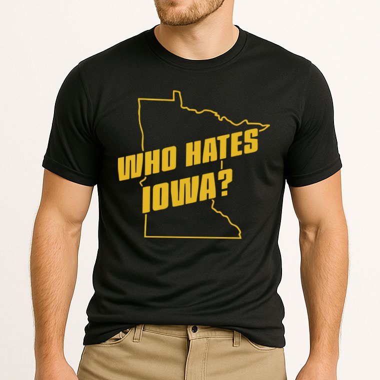 Tyler Nubin Who Hates Iowa Cooling Performance Crew T-Shirt