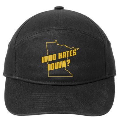 Tyler Nubin Who Hates Iowa 7-Panel Snapback Hat