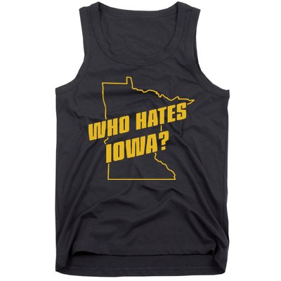 Tyler Nubin Who Hates Iowa Tank Top