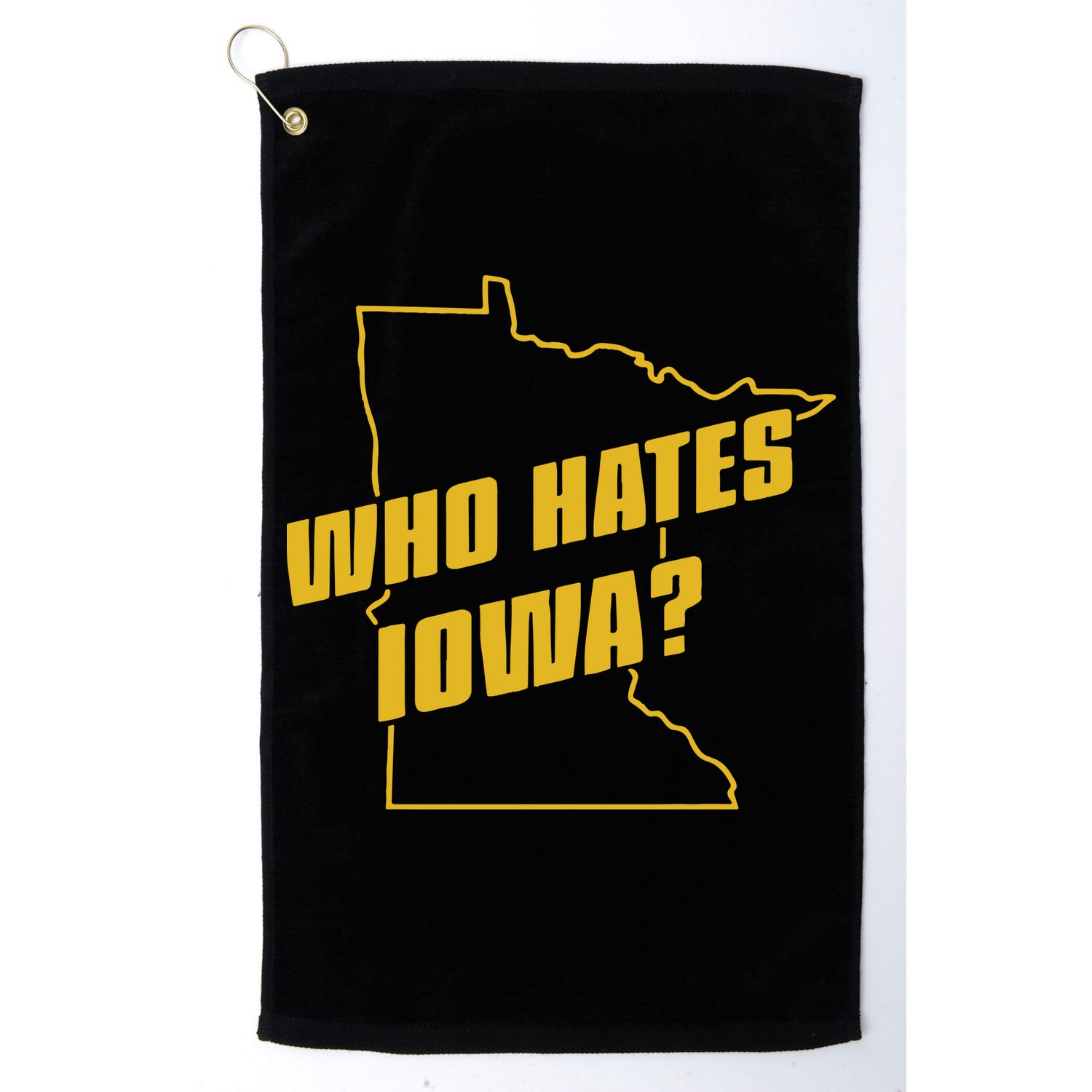 Tyler Nubin Who Hates Iowa Golf Towel