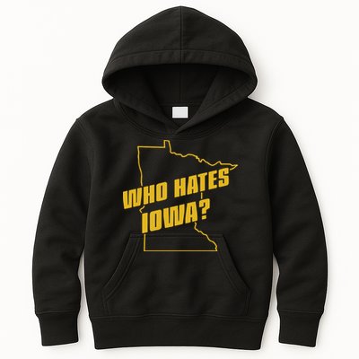 Tyler Nubin Who Hates Iowa Kids Hoodie