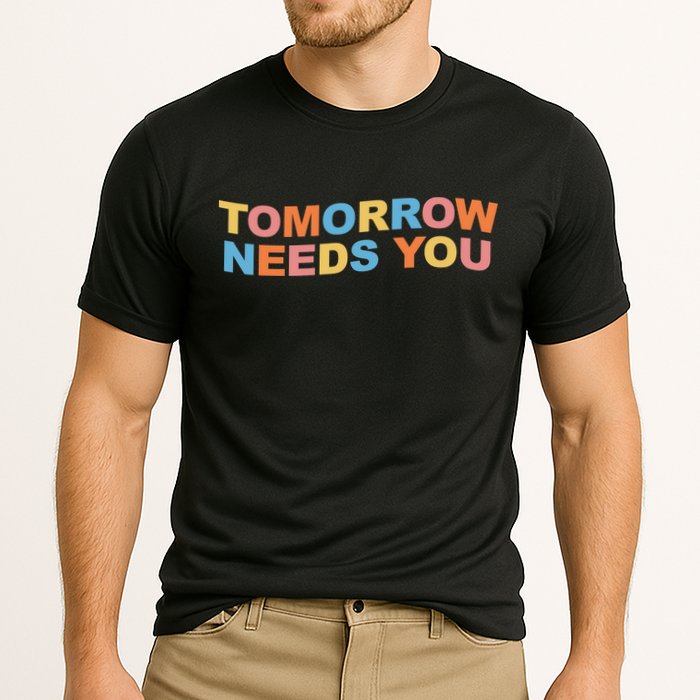 Tomorrow Needs You Mental Health Awareness Cooling Performance Crew T-Shirt