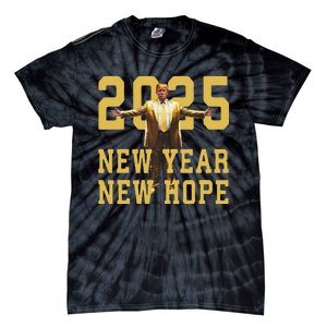 Trump New Year New Hope America Happy New Year Party 2025 Tie-Dye T-Shirt