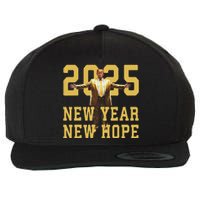 Trump New Year New Hope America Happy New Year Party 2025 Wool Snapback Cap