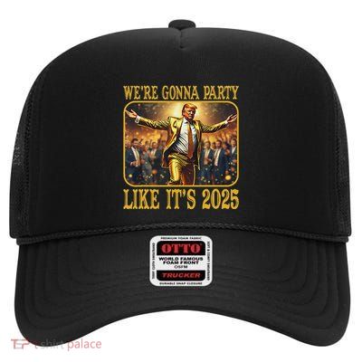 Trump New Year Collectibles America First Supporter High Crown Mesh Back Trucker Hat