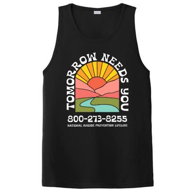 Tomorrow Needs You National Suicide Prevention Lifeline PosiCharge Competitor Tank