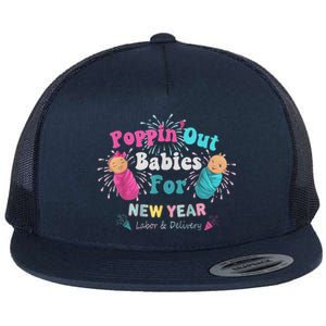 The New Year Labor & Delivery 2025 Flat Bill Trucker Hat