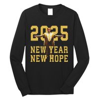 Trump New Year New Hope America Happy New Year Party 2025 Long Sleeve Shirt