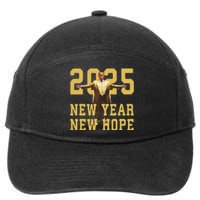 Trump New Year New Hope America Happy New Year Party 2025 7-Panel Snapback Hat