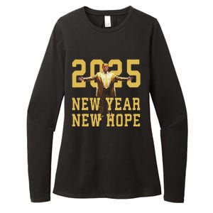 Trump New Year New Hope America Happy New Year Party 2025 Womens CVC Long Sleeve Shirt