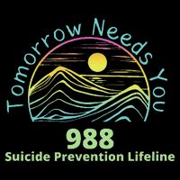 Tomorrow Needs You Suicide Awareness Suicide Prevention Drawstring Bag