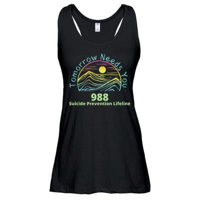 Tomorrow Needs You Suicide Awareness Suicide Prevention Ladies Essential Flowy Tank