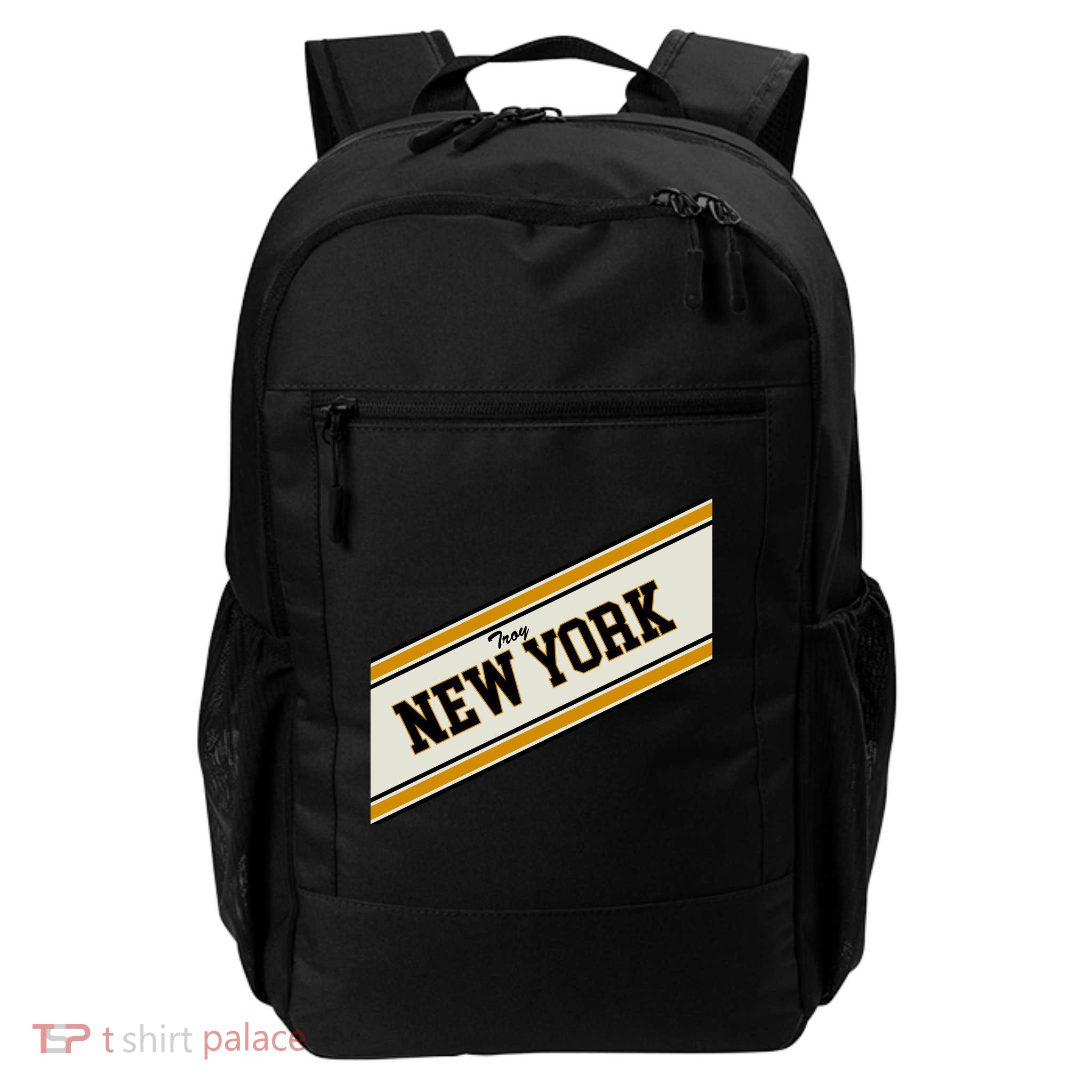 Troy New York Varsity Logo Backpack