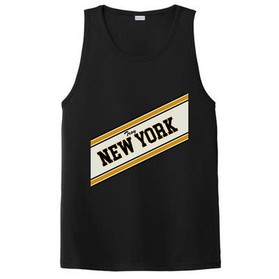 Troy New York Varsity Logo PosiCharge Competitor Tank