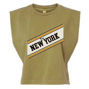 Troy New York Varsity Logo Garment-Dyed Women's Muscle Tee