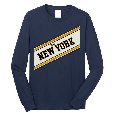 Troy New York Varsity Logo Long Sleeve Shirt