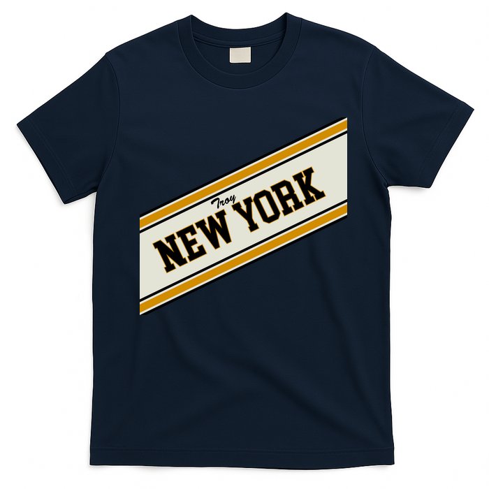 Troy New York Varsity Logo T-Shirt