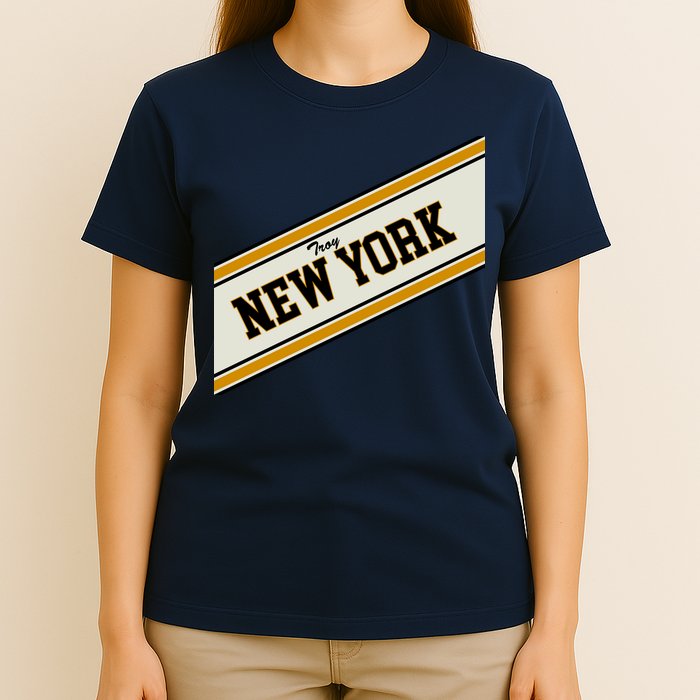 Troy New York Varsity Logo T-Shirt