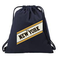 Troy New York Varsity Logo Drawstring Bag